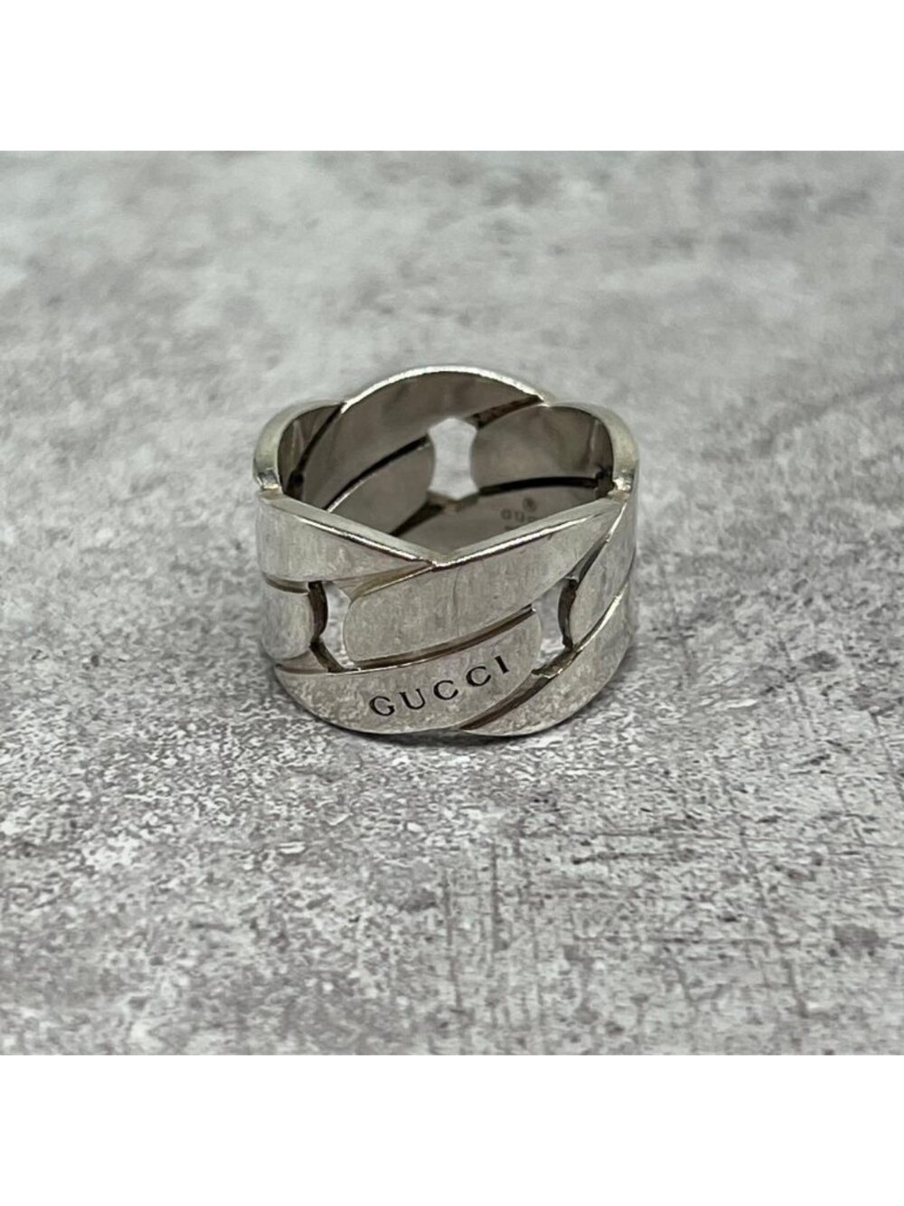 Gucci G Chain Wide Ring